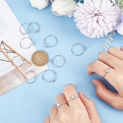 12 шт. 3 размера колец из нержавеющей стали 304 для основания со стразами STAS-CA0002-16