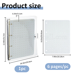 6 Seiten Filzbroschen-Sammelmappe&nbsp;AJEW-WH0709-134B