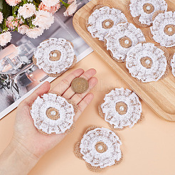 Льняные украшения ручной работы аксессуары DIY-GF0006-82