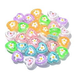 30 pz 6 colori perline di vetro trasparente&nbsp;GLAA-CJ0002-50