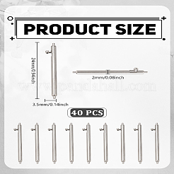 40 шт. быстросъемные пружинные стержни из нержавеющей стали 303&nbsp;FIND-LP0003-42
