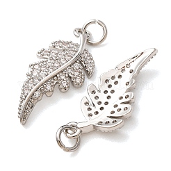 Messing micro pave klare zirkonia anhänger&nbsp;CU-CBA2907-08P