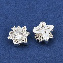 Многожильные звенья из латуни с паве из кубического циркония ZIRC-F145-02S-02