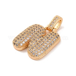Colgante micropavé cubic zirconia de latón&nbsp;KK-C076-29N-G01
