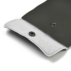 Сумки для хранения ювелирных изделий из искусственной кожи pu ABAG-A009-03B-02