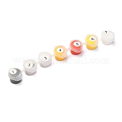 Ensembles de kit de peinture numérique bricolage motif hippopotame&nbsp;DIY-G032-03B