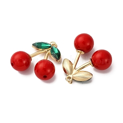 Латунь стекло кулоны&nbsp;KK-D390-24G