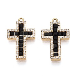 Подвески из нержавеющей стали 304 с микропаве из прозрачных кубических цирконий&nbsp;STAS-N115-57G