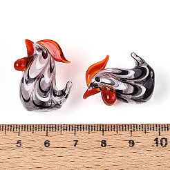 Украшения для выставки петухов ручной работы в виде лэмпворка LAMP-T023-24B