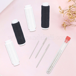 10 Rolle Polyester-Nähgarn in 2 Farben&nbsp;DIY-CY0003-32