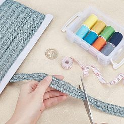 Лента из полиэстера с эффектом металлик OCOR-WH0065-14B