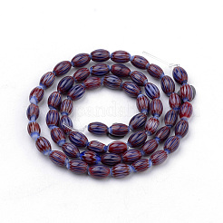 Бусины ручной работы из шеврона лэмпворк&nbsp;X-LAMP-S187-01