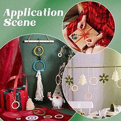 200 шт. 5 вида деревянных фигурок WOOD-SP0001-18