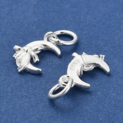 925 серебряная луна с подвесками-бантиками STER-P071-05S