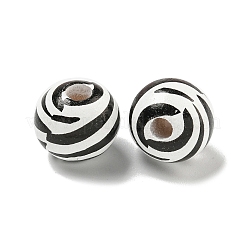 Набивные деревянные европейские бусины WOOD-G022-14D