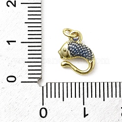 Латунь эмаль подвески KK-P338-07A-G02