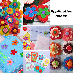 300 шт. цветочные нетканые аксессуары DIY-SC0031-16A