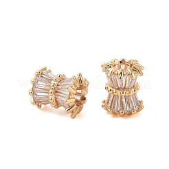 Латунные бусины со стеклом KK-B100-022G