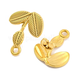 Ионное покрытие (ip) 304 нержавеющая сталь гвоздики серьги фурнитура EJEW-H013-16G