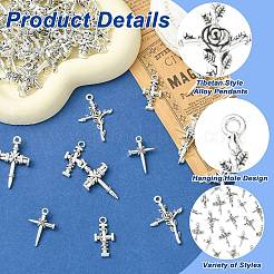 70шт 7 стиля подвески из сплава в тибетском стиле&nbsp;FIND-CJ0005-07