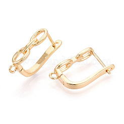 Латунная фурнитура для хооп серег KK-N267-24G