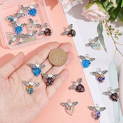 Бусины ручной работы подвески тысячецветник FIND-PH0008-12