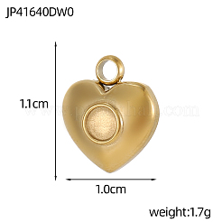 Подвески из нержавеющей стали 304&nbsp;STAS-OY009-10G