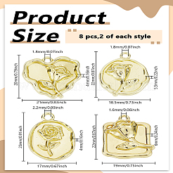 8шт 4 стиля подвески из сплава в стиле бароко&nbsp;FIND-LP0005-87B