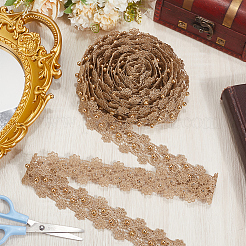 5 ярд металлизированной кружевной отделки&nbsp;OCOR-CY0001-68