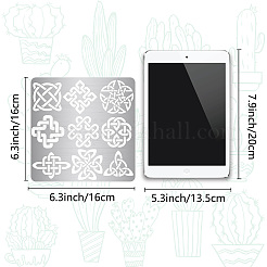 Трафареты для штампов из нержавеющей стали DIY-WH0238-074