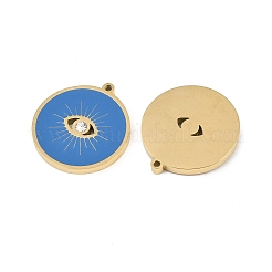 304 Edelstahl-Emaille-Anhänger&nbsp;STAS-Z190-06G-02