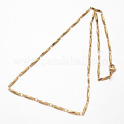 Halsketten mit Gliederketten aus 304 Edelstahl&nbsp;X-NJEW-O066-17G