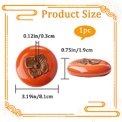 Фарфоровый держатель для ладана&nbsp;AJEW-WH0314-97B