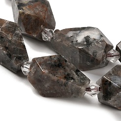 Натуральный флуоресцентный сиенитовый камень (светящийся в ультрафиолетовом свете) бусины нити G-NH0005-B08-01