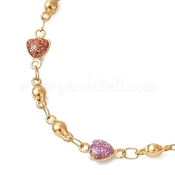 Комплекты из цепочки и браслета из эмалированной нержавеющей стали 304&nbsp;SJEW-JS01378