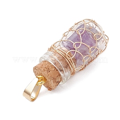 5 шт. подвески из стеклянной банки&nbsp;PALLOY-JF03642