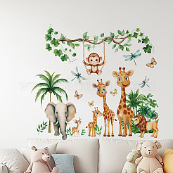 Полупрозрачные самоклеящиеся наклейки на стену из ПВХ STIC-WH0016-030