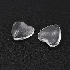 Полупрозрачные сердце кабошоны GGLA-R021-10mm