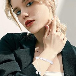 1 нить бусины из натурального селенита&nbsp;G-CA0001-78C