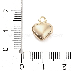 Подвески из латуни в форме трехмерного сердца KK-V006-03G-03