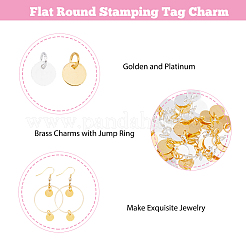 100шт 2 цвета латунные подвески KK-FH0007-29B