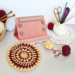 Линейка для спиц из искусственной кожи TOOL-WH0165-20B