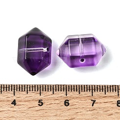 Gefärbte und erhitzte transparente Glasperlen&nbsp;GLAA-F132-01