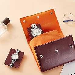 Портативные сумки для хранения часов из искусственной кожи ABAG-WH0048-20B