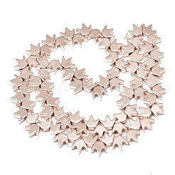 Гальванизировать немагнитных синтетический гематит бисер пряди G-S372-002-01RG