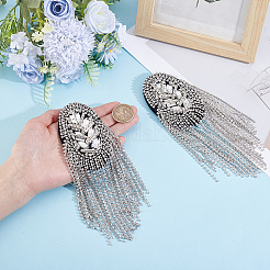2 spallina con catena a nappa in ferro&nbsp;DIY-HY0003-62P