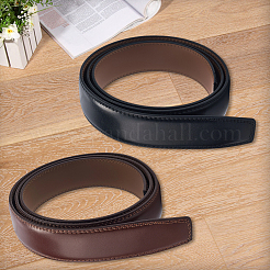 2 шт. двухцветный плоский кожаный шнур для самостоятельного изготовления цепочных ремней&nbsp;DIY-CL0001-15