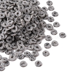 Двухцветные бусины из полимерной глины ручной работы. CLAY-N008-B010-168