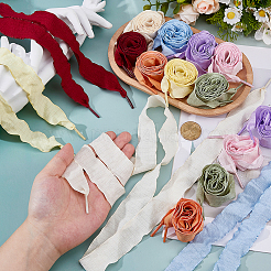 8 пара двухцветных шнурков из полиэстера&nbsp;AJEW-FH0006-81