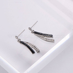 3 пара серег-гвоздиков из нержавеющей стали в форме арки JE7979